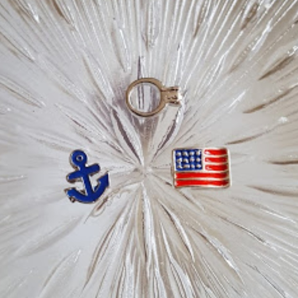Coastie or Navy Wife Floating Charm set for Locket